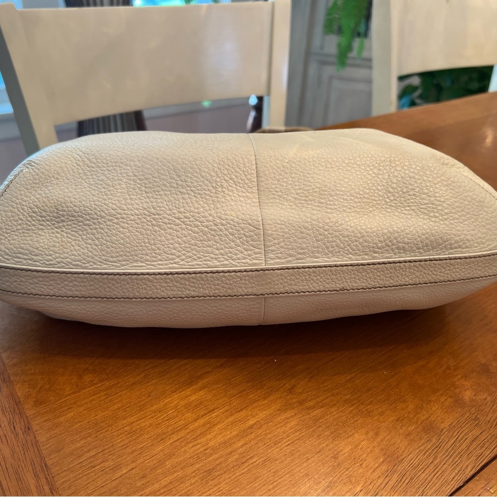 Prada Cream Hobo Bag with Textured Leather - Picture 2 of 4